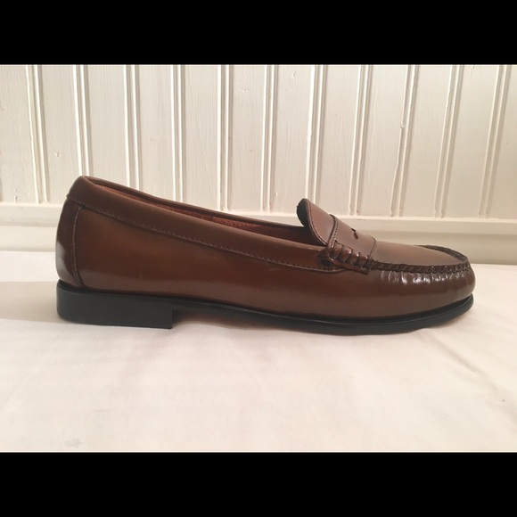 New Bass Classic Weejuns in Cognac - Size 8 - Picture 2 of 3